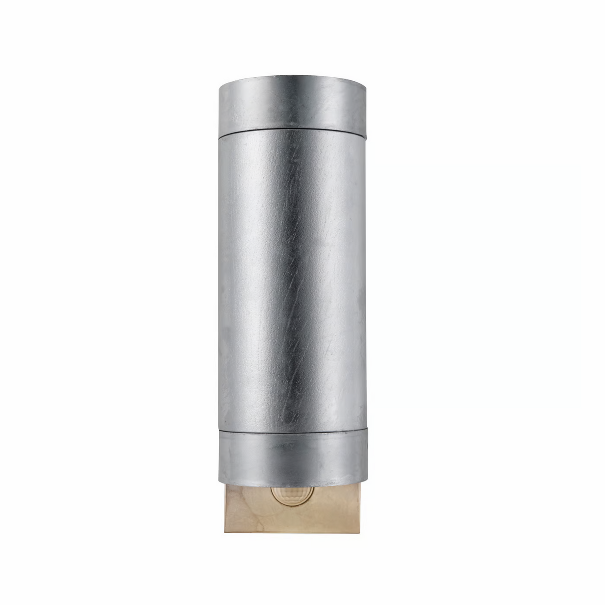 Buitenlamp Zilver Dubbel met sensor Gu10 Tin gegalvaniseerd