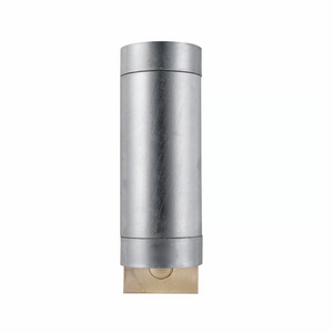 Buitenlamp Zilver Dubbel met sensor Gu10 Tin gegalvaniseerd