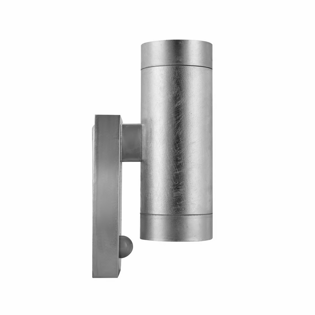 Buitenlamp Zilver Dubbel met sensor Gu10 Tin gegalvaniseerd