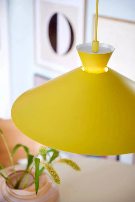 design hanglamp modern nordlux dial 45 geel scandinavisch design