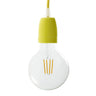Porselein E27 fitting modern glad met trekontlaster
