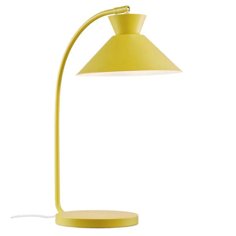 Nordlux Dial Gele tafellamp modern retro metaal design nordlux
