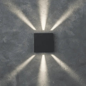 Buitenlamp zwart led lamp modern warm wit