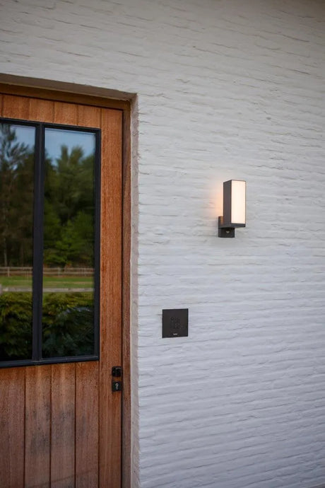 buitenlamp bewegingsmelder vierkant led lamp verstelbaar