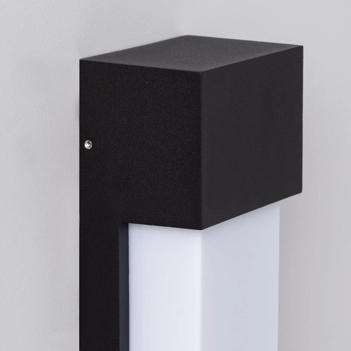 Verlichting voordeur modern zwart led lamp e27