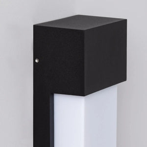 Verlichting voordeur modern zwart led lamp e27