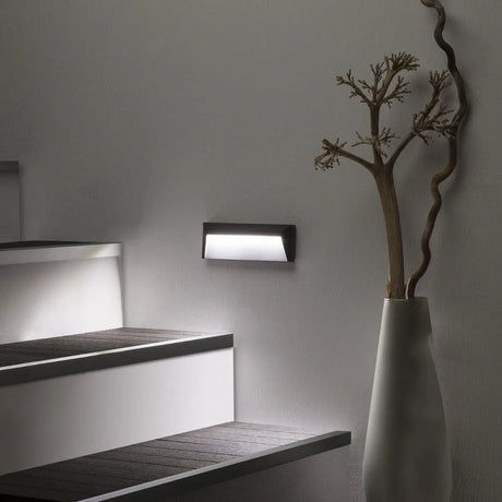 Trapverlichting breed led lamp zilver led lamp warm wit 