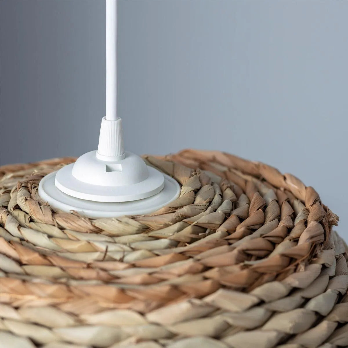 Hanglamp modern 'Kapu' modern e27 fitting gevlochten groot 400mm - FOIR