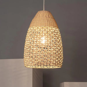 Hanglamp gevlochten e27 fitting led lamp modern gevlochten