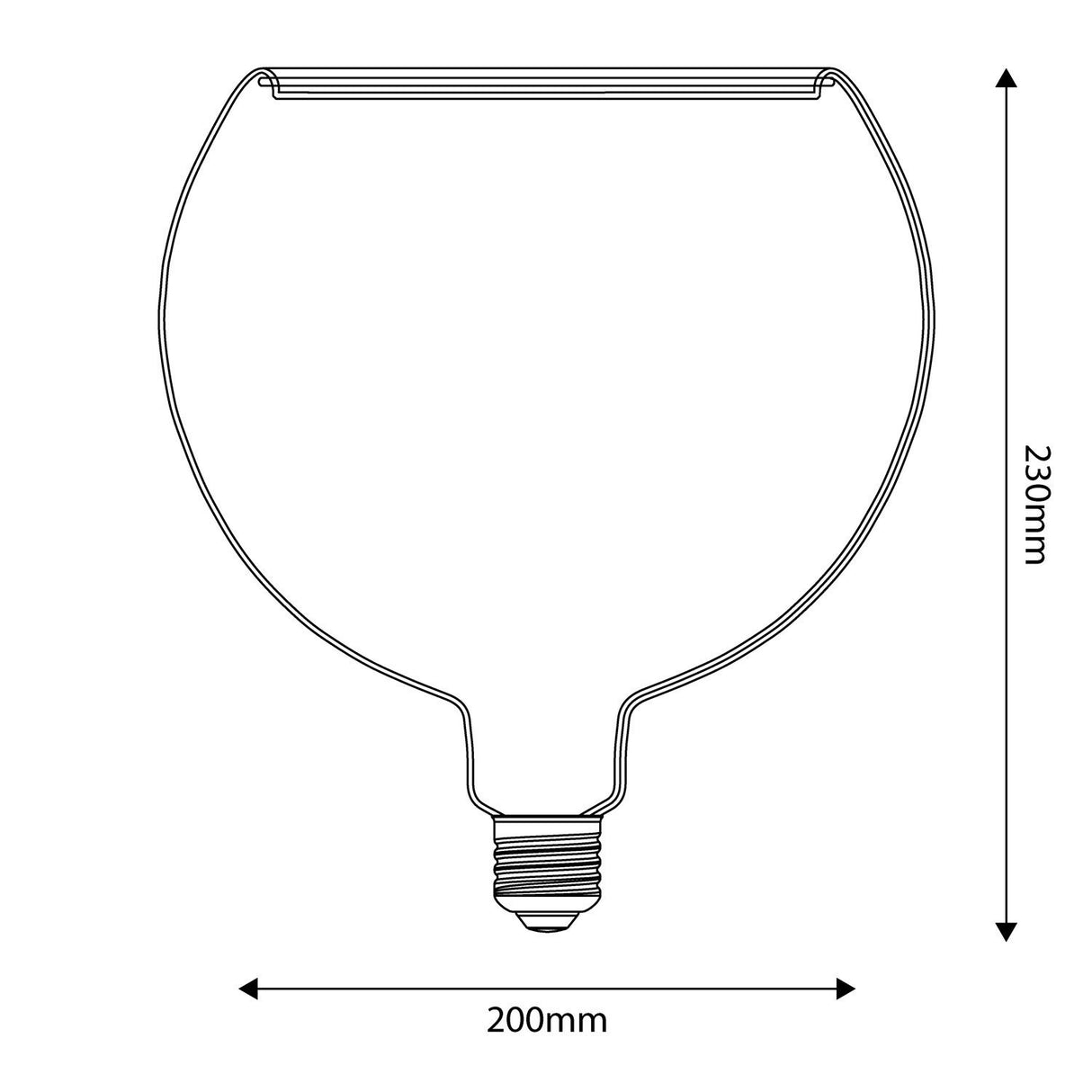 Ghost led lamp g200 1900K warm wit dimbaar 20 cm
