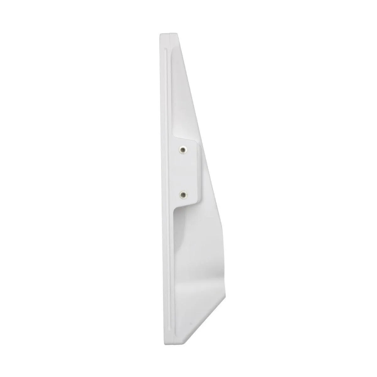 Wandlamp inbouw Gips 'Marloes' stuc lamp GU10 wit groot modern 350mm - FOIR