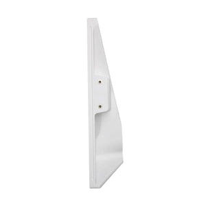 Wandlamp inbouw Gips 'Marloes' stuc lamp GU10 wit groot modern 350mm - FOIR