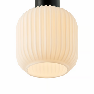 Hanglamp glas eettafel 'Milford' 3 bollen opaal 52 cm