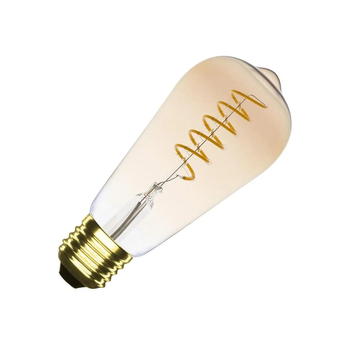 Led lamp st64 spiraal modern warm wit dimbaar 