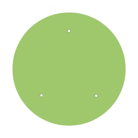 Grote plafondkap groen 3 uitgangen 40 cm - FOIR