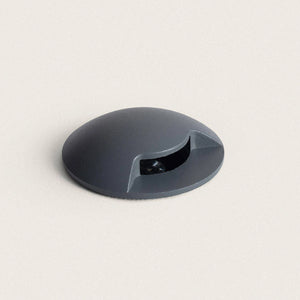 Grondspot buiten Grijs 3W led warm wit 230 V