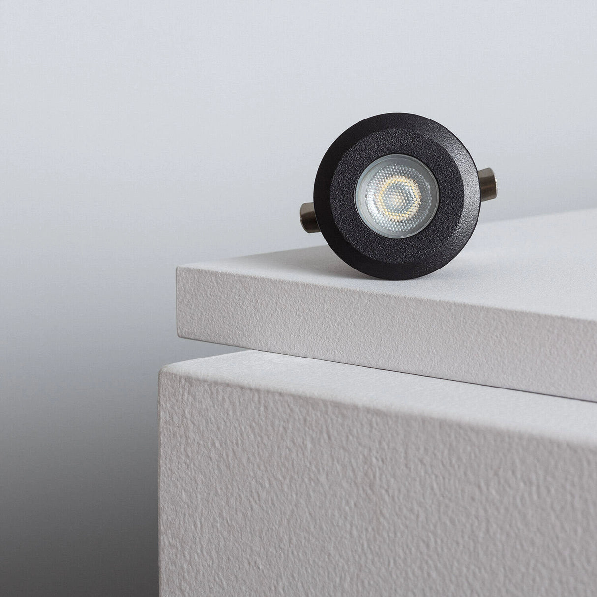Grondspot zwart led 1W Tirano 2700k warm wit IP65 12V