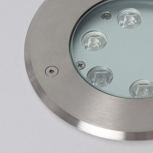 Grondspot Rond 7W zilver 2700K 'Ford' led