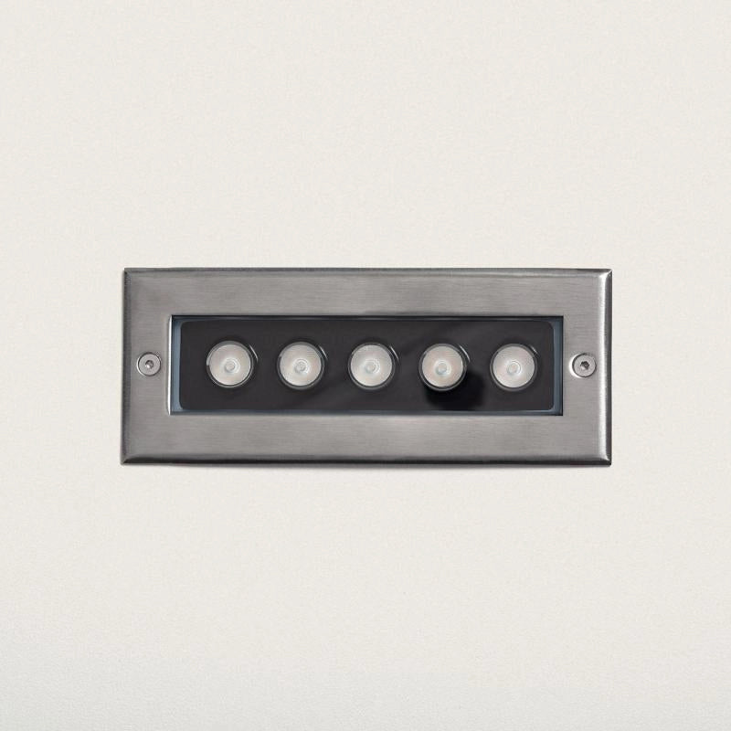 Grondspot led rechthoek 5W led warm wit 3000K 230V