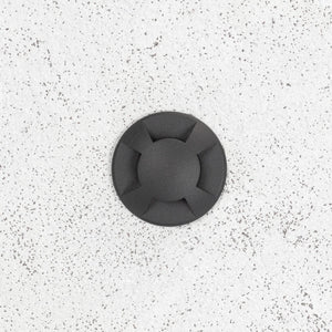 Grondspot Zwart 3W led warm wit 52mm 24V
