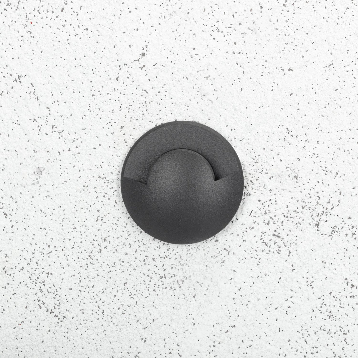 Grondspot Halve Maan zwart 3W led warm wit 52mm 24V