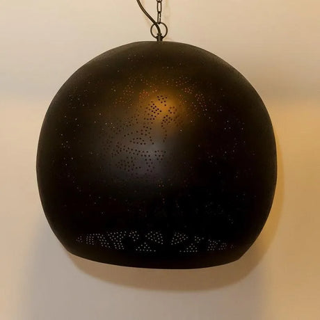Hanglamp zwart filigrain Marokkaanse hanglamp e27 fitting modern E27 fitting