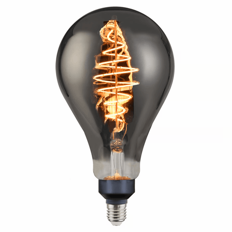 Grote led lamp rookglas design e27 fitting 29cm 1800k - FOIR