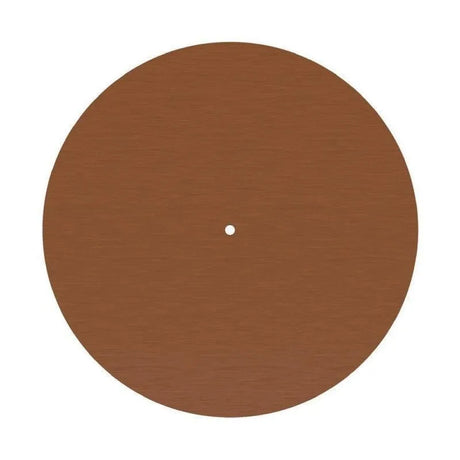 Grote plafondkap 1 uitgang satijn koper 40 cm - FOIR