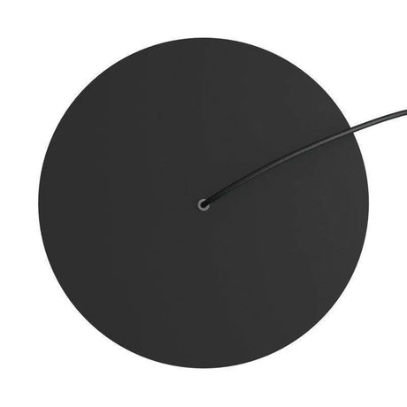 Plafondkap 1 uitgang zwart design modern