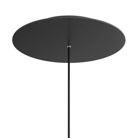 Grote plafondkap zwart 4 uitgangen design