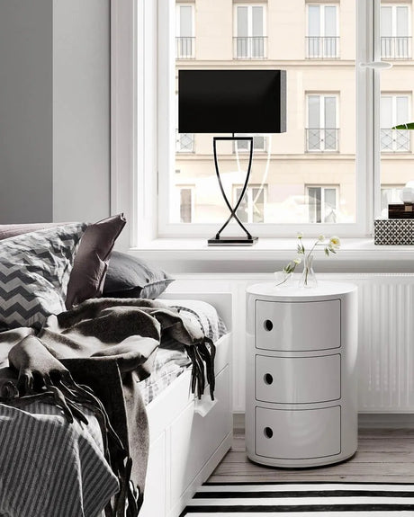 Zwarte tafellamp met schakelaar e27 fitting designverlichting by rydens omega 7391741204455 2820440-6513 