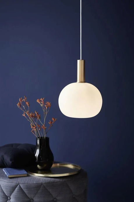Glazen hanglamp e27 fitting modern met een diameter van 250mm