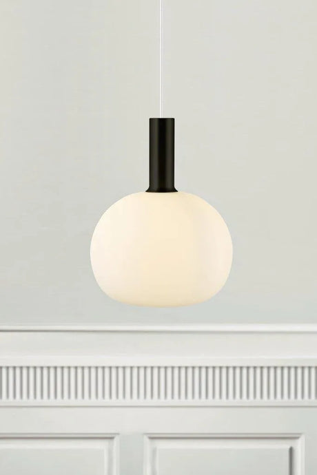 Hanglamp 'Alton 25' modern Nordlux design E27 fitting opaal glas 25 cm - FOIR