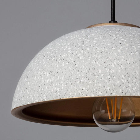Hanglamp 'Beton' rond modern E27 fitting 290mm - FOIR
