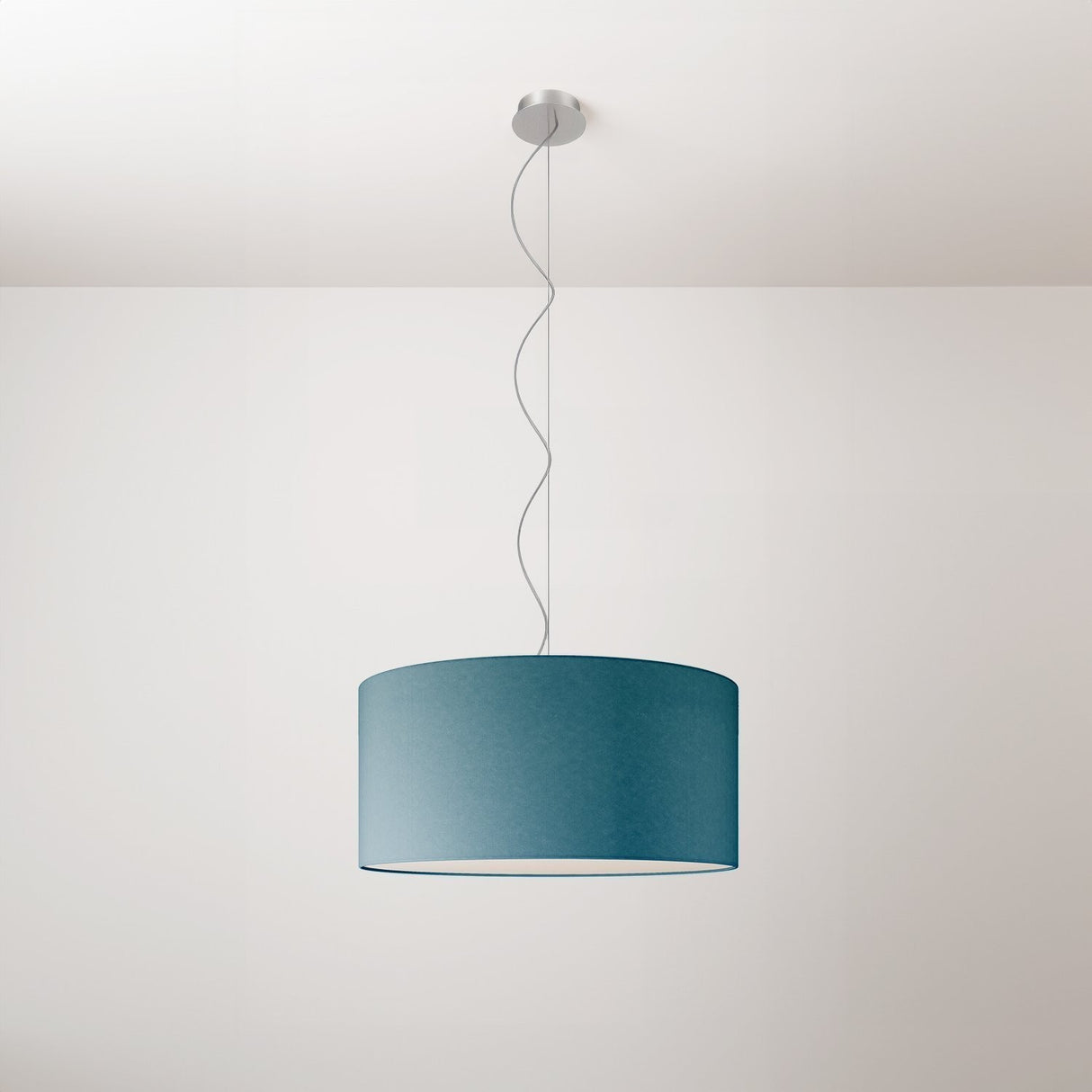 Hanglamp stof Cillindro rond 48 cm   Made in Italy