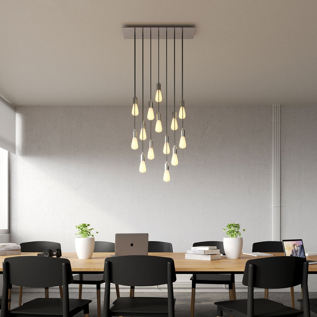Hanglamp boven eettafel 14x E27 Set 67,5 cm