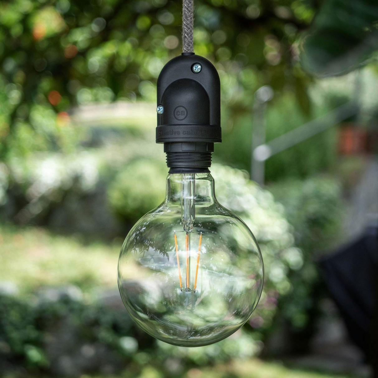 Hanglamp buiten IP65 EIVA 5 meter kabel compleet