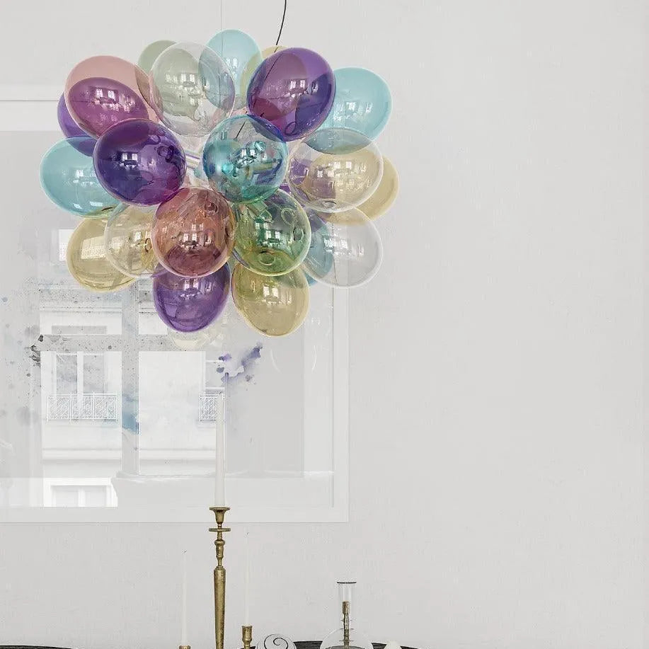Hanglamp glas 'Gross' By Rydens mini hanglamp 8X G9 fitting modern 500mm - FOIR