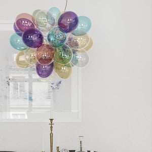 Hanglamp glas 'Gross' By Rydens mini hanglamp 8X G9 fitting modern 500mm - FOIR