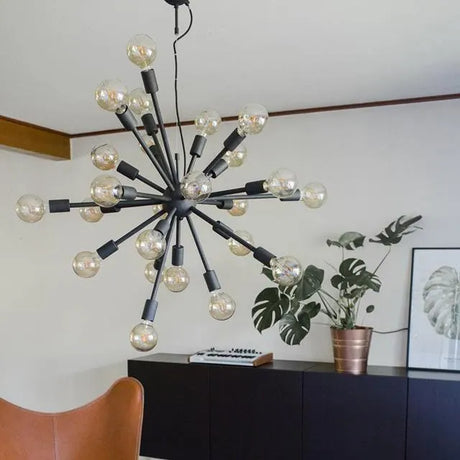 Grote hanglamp design metaal e27 fitting