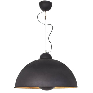 Hanglamp metaal zwart goud 