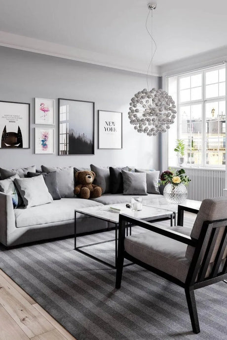 Zilveren hanglamp rond glas by rydens caroll rond design