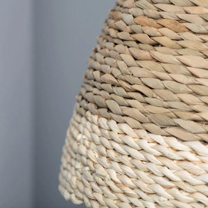 Hanglamp modern 'Kapu' modern e27 fitting gevlochten groot 400mm - FOIR