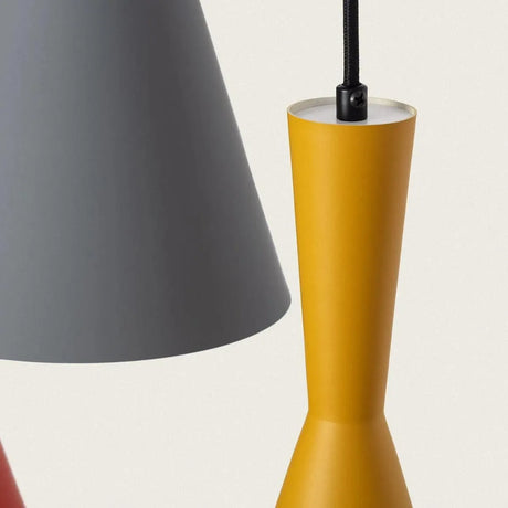 Hanglamp met 4 kappen in verschillende kleuren 'Atkin 4' - FOIR