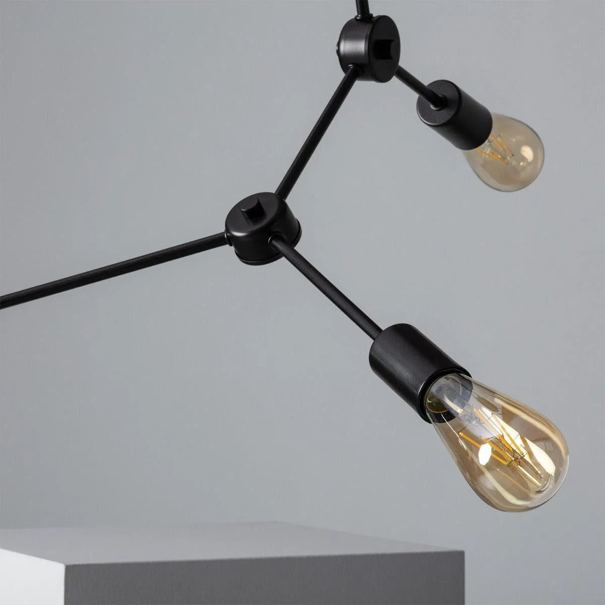 Hanglamp modern e27 fitting zwart led lamp