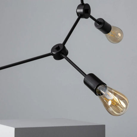 Hanglamp modern e27 fitting zwart led lamp