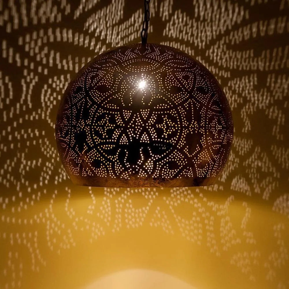Oosterse Marokkaanse hanglamp filigrain modern E27 fitting oosterse hanglamp 