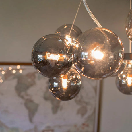 Glazen hanglamp rond by rydens 