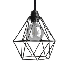 Hanglamp industrieel zwart kooi ' Nordlux Tees' E27 fitting - FOIR