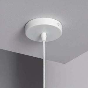 Hanglamp 'Castra' Rotan natuur e27 fitting gevlochten 30 cm - FOIR